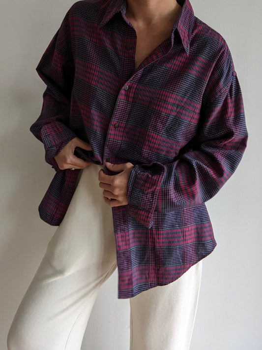 Vintage Givenchy Checkered Plaid Shirt