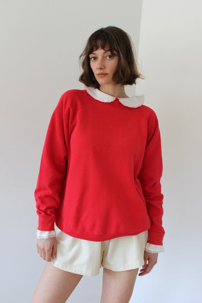 Reworked Vintage Collared Crewneck