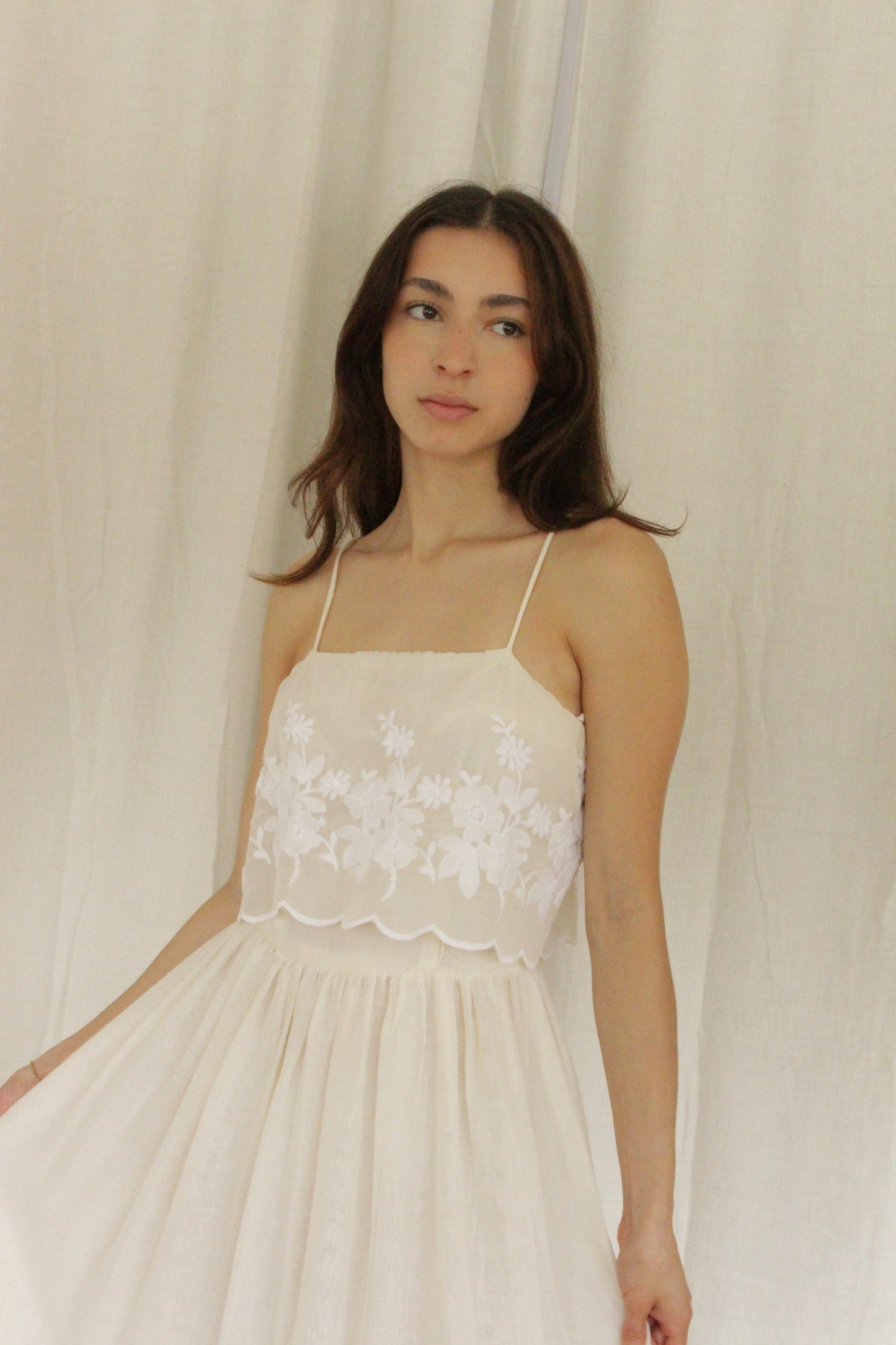 Dreamy Vintage Embroidered Summer Dress