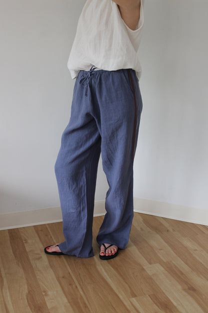 Linen Track Pants