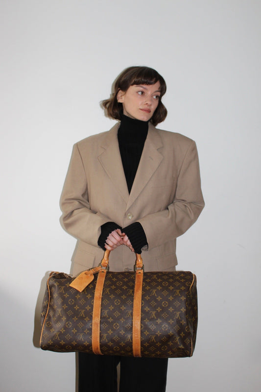 Vintage Vuitton Monogram Keepall Duffle Bag
