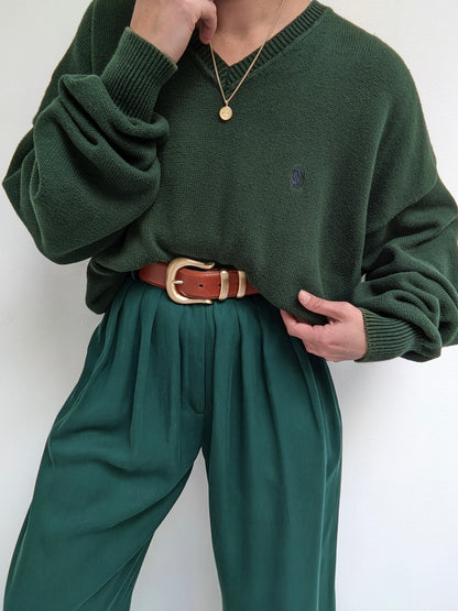 90s Nautica Evergreen Sweater