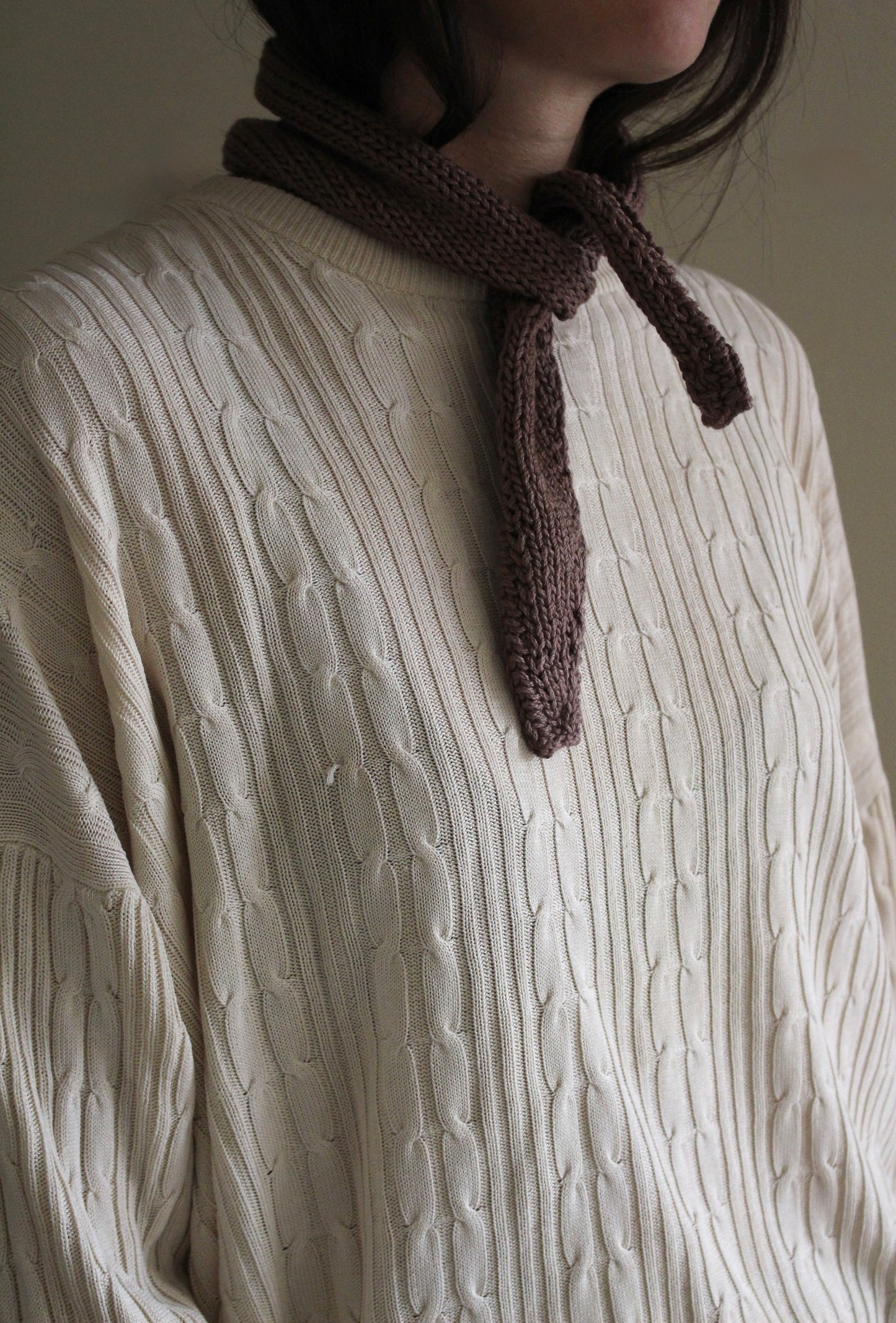 Hand Knit Cotton Bandana