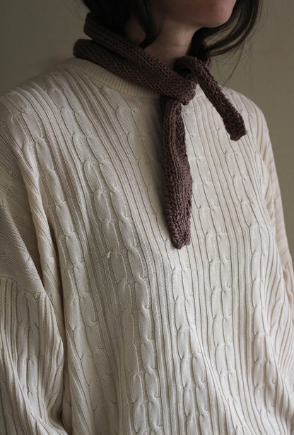 Hand Knit Cotton Bandana