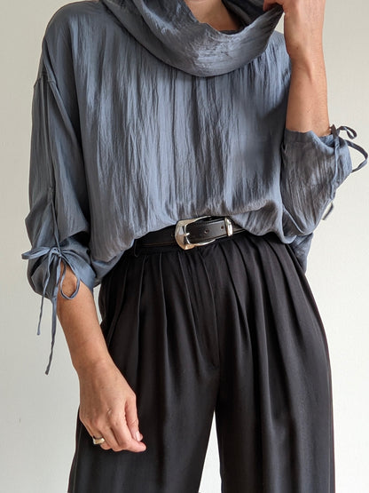 Incredible Vintage Stone Silk Pullover
