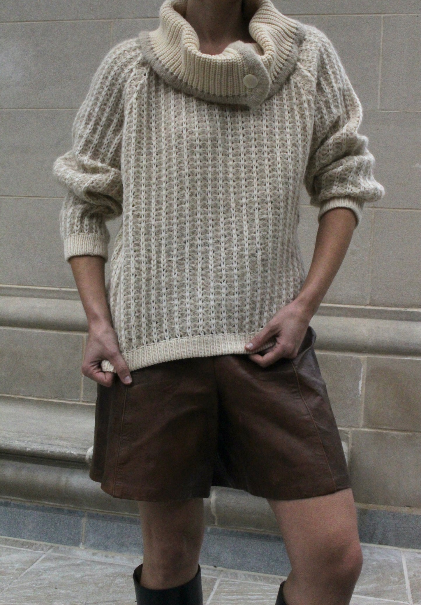 Wonderful & Rare Vintage Chunky Knit Mohair Sweater