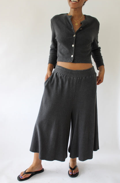Vintage Slate Culotte Pant Set