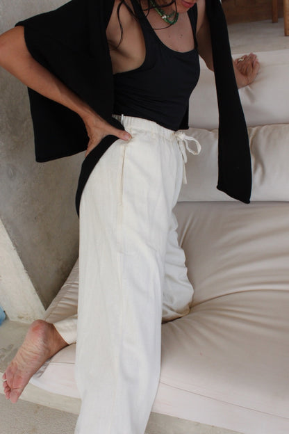 Dimitri Woven Silk Pant