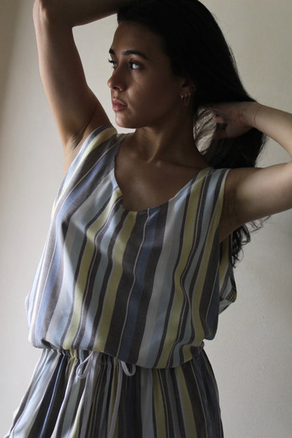 Marni Striped Rayon Tank