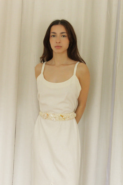 Vintage Macrame Shell Belt