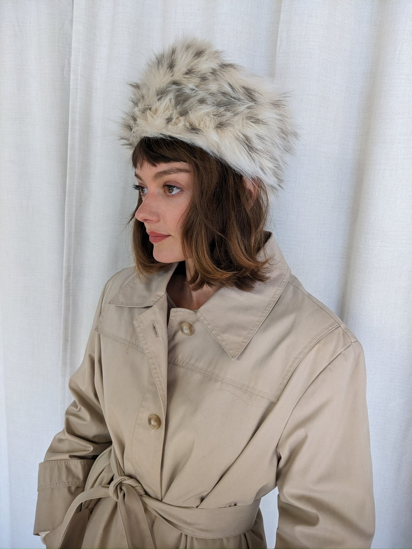 Lovely Vintage Faux Fur Hat