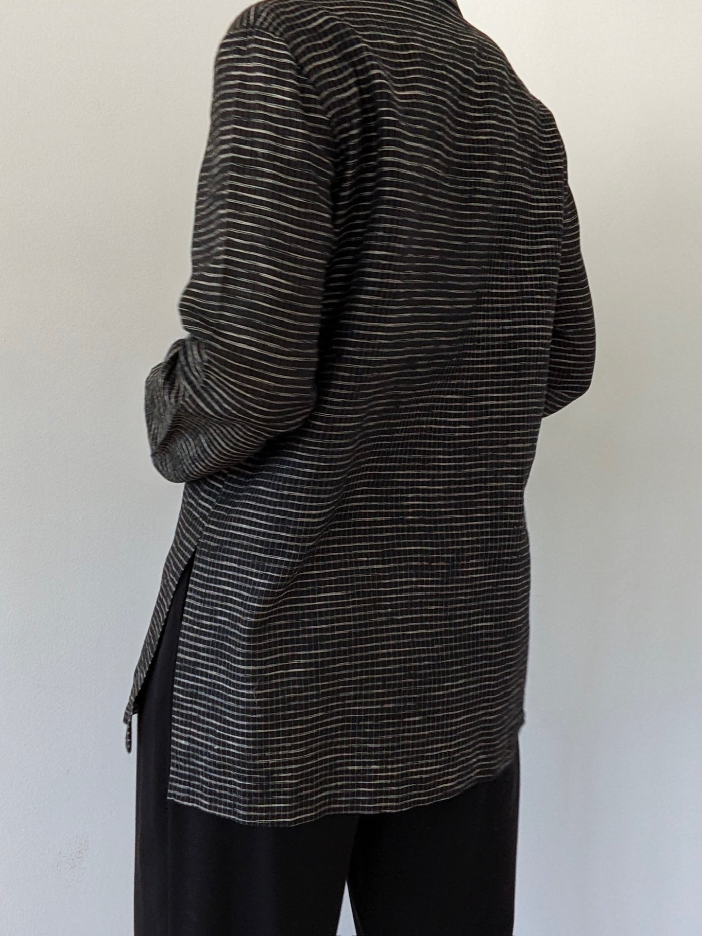 Lovely Vintage Grid Silk Jacket