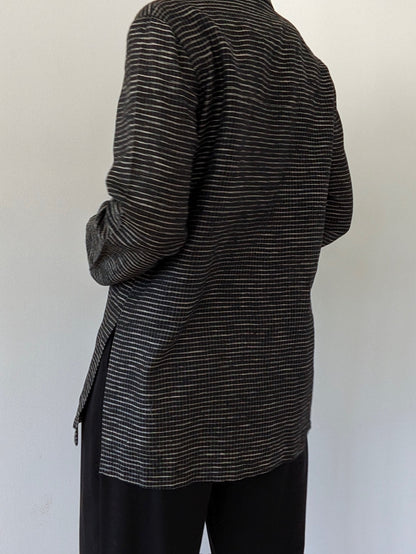 Lovely Vintage Grid Silk Jacket