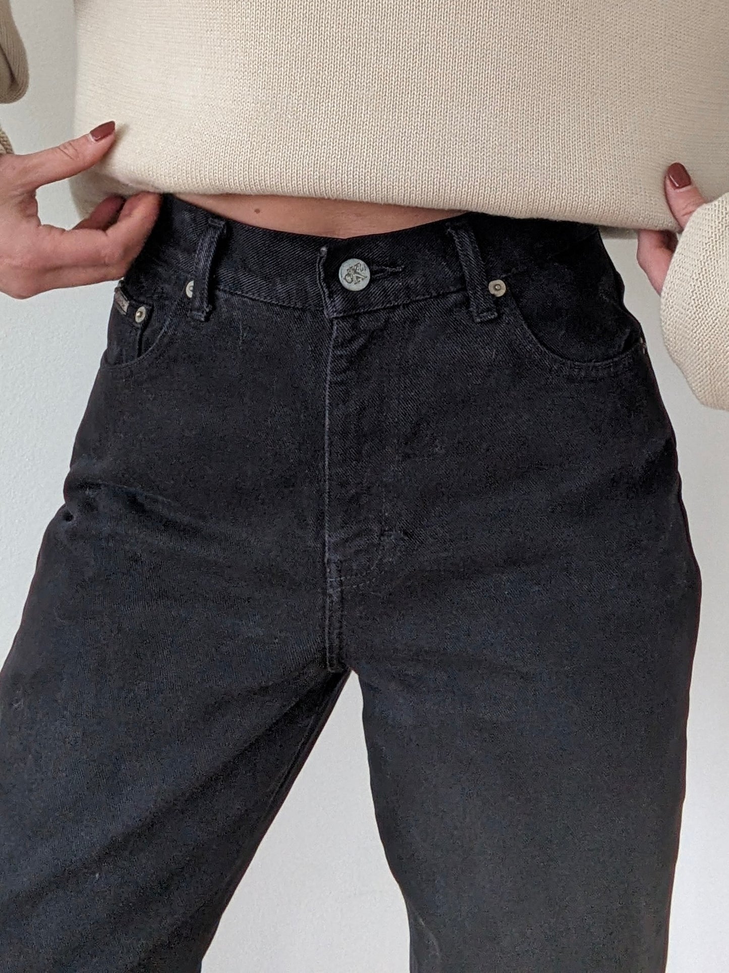 Vintage Calvin Klein Jet Black Denim