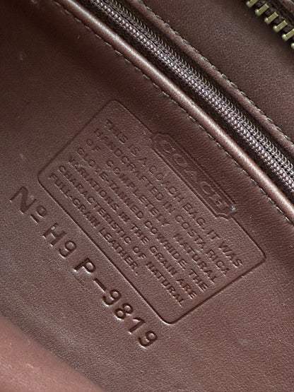 Amazing 90s Coach Chocolate Leather City Tote