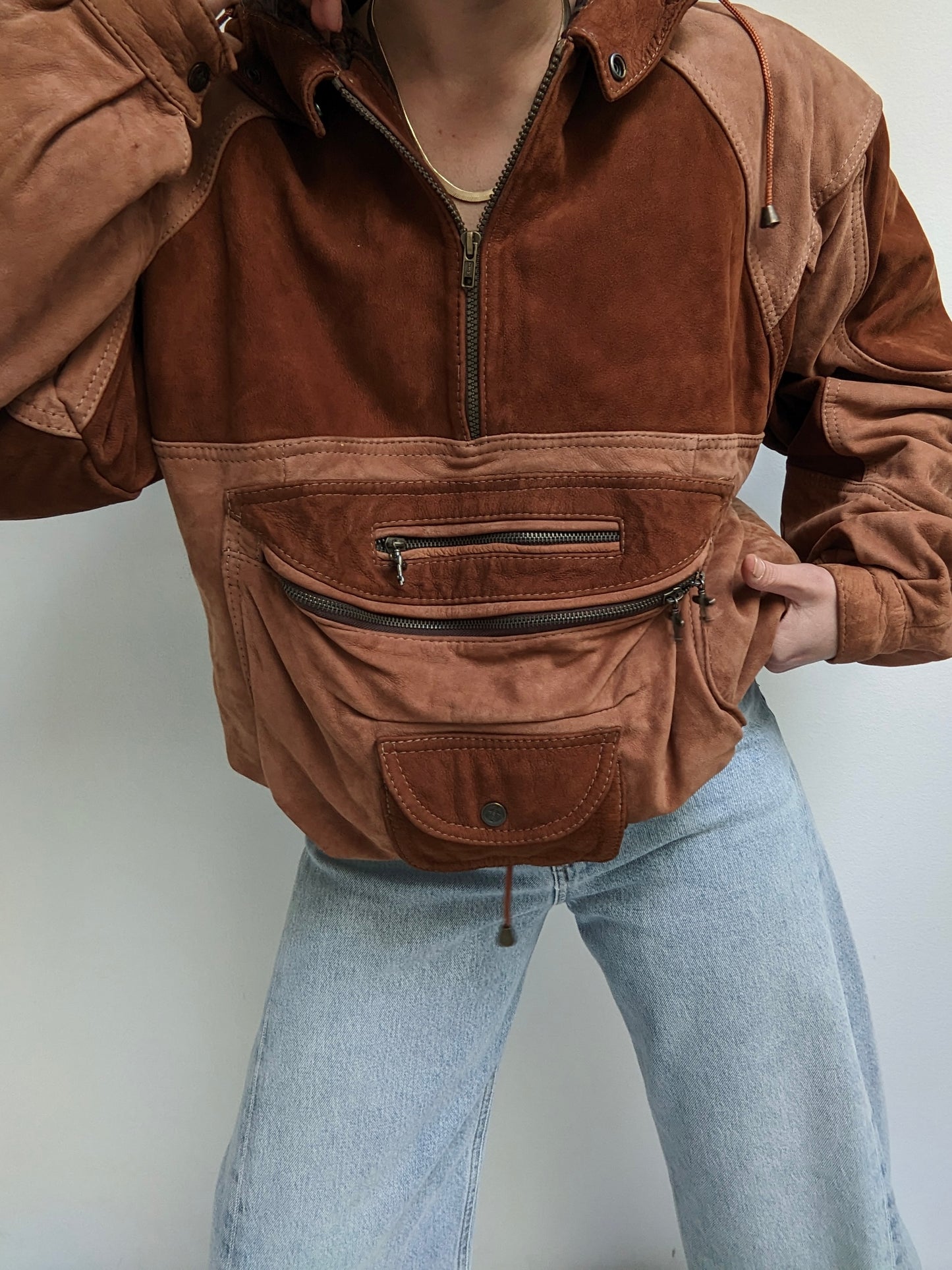 Rare Favorite Vintage Leather Popover