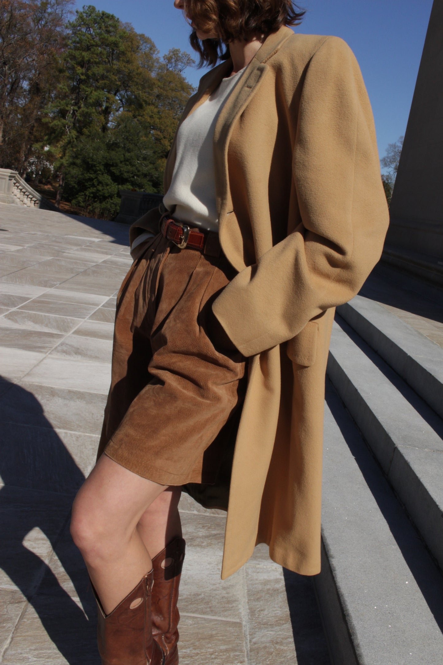 Lovely Vintage Butterscotch Pure Cashmere Coat