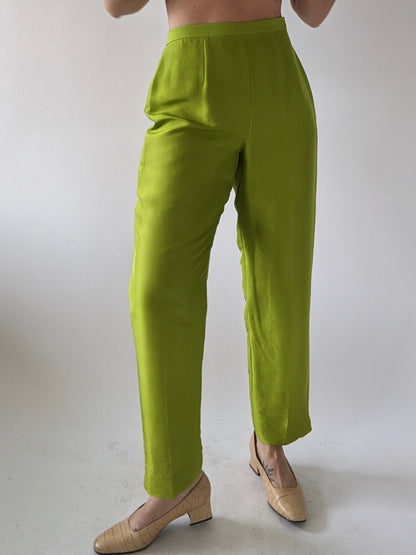 Striking Vintage Pandan Silk 3-Piece Set