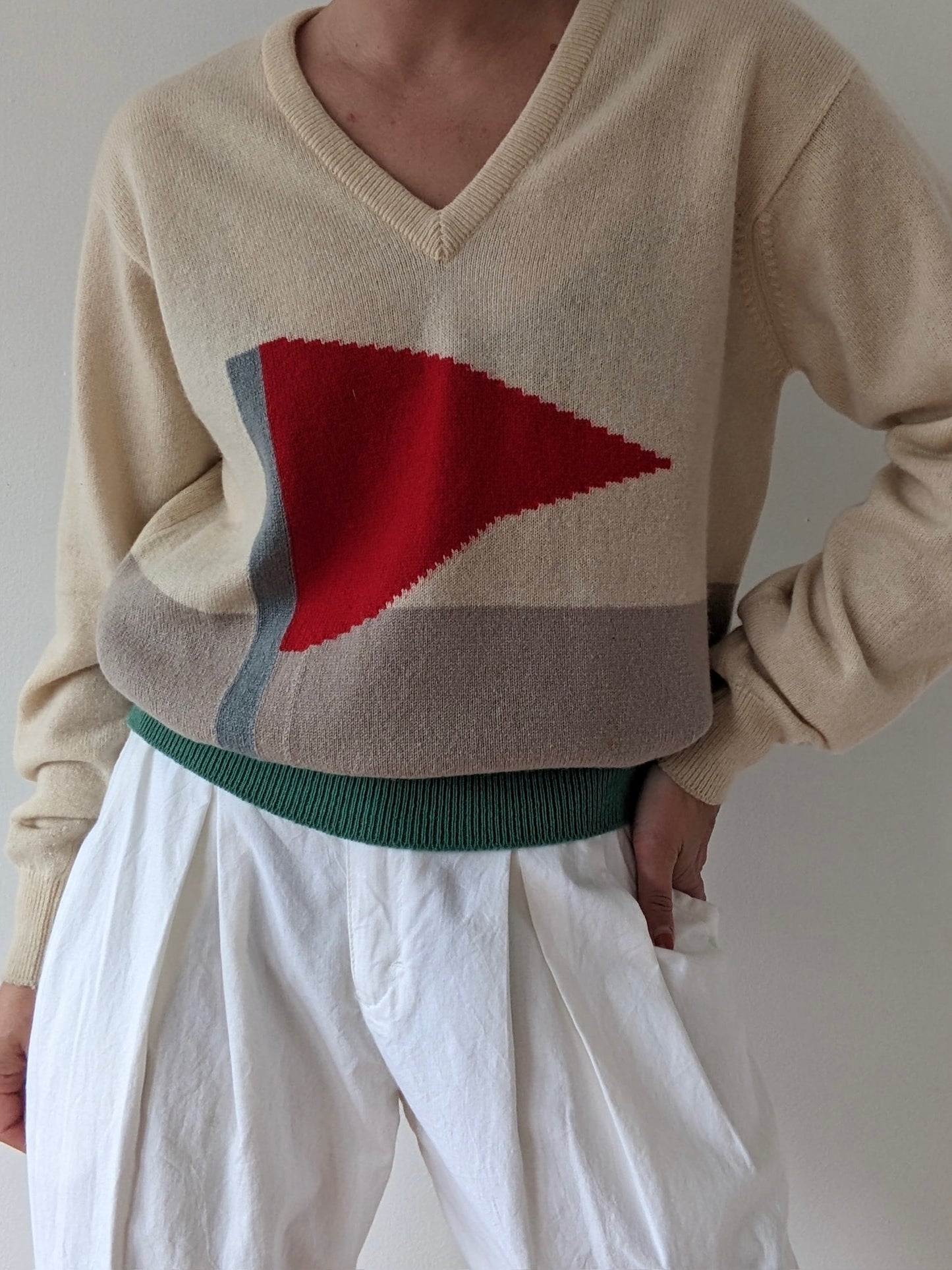Rare Vintage Pringle Wool Golf Graphic Sweater
