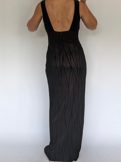 Beautiful 90s Shelli Segal Evening Dress