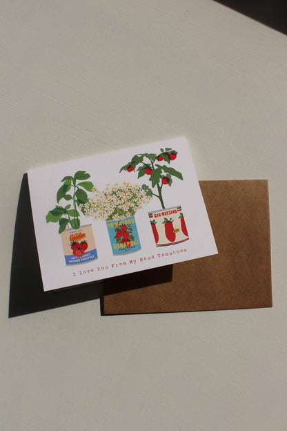 Tomato Plant Love Card