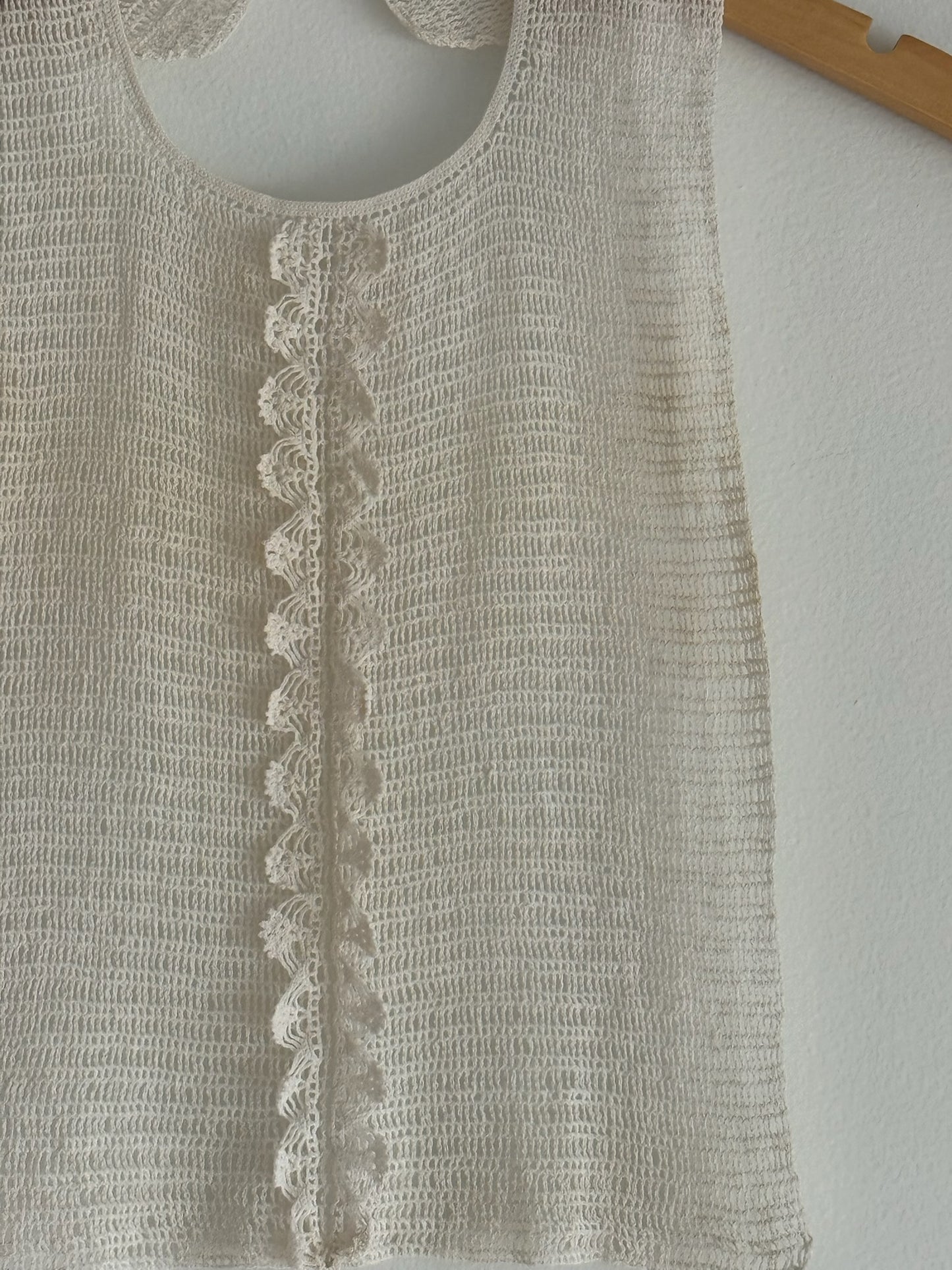 Antique Hand-Crocheted Bib Collar