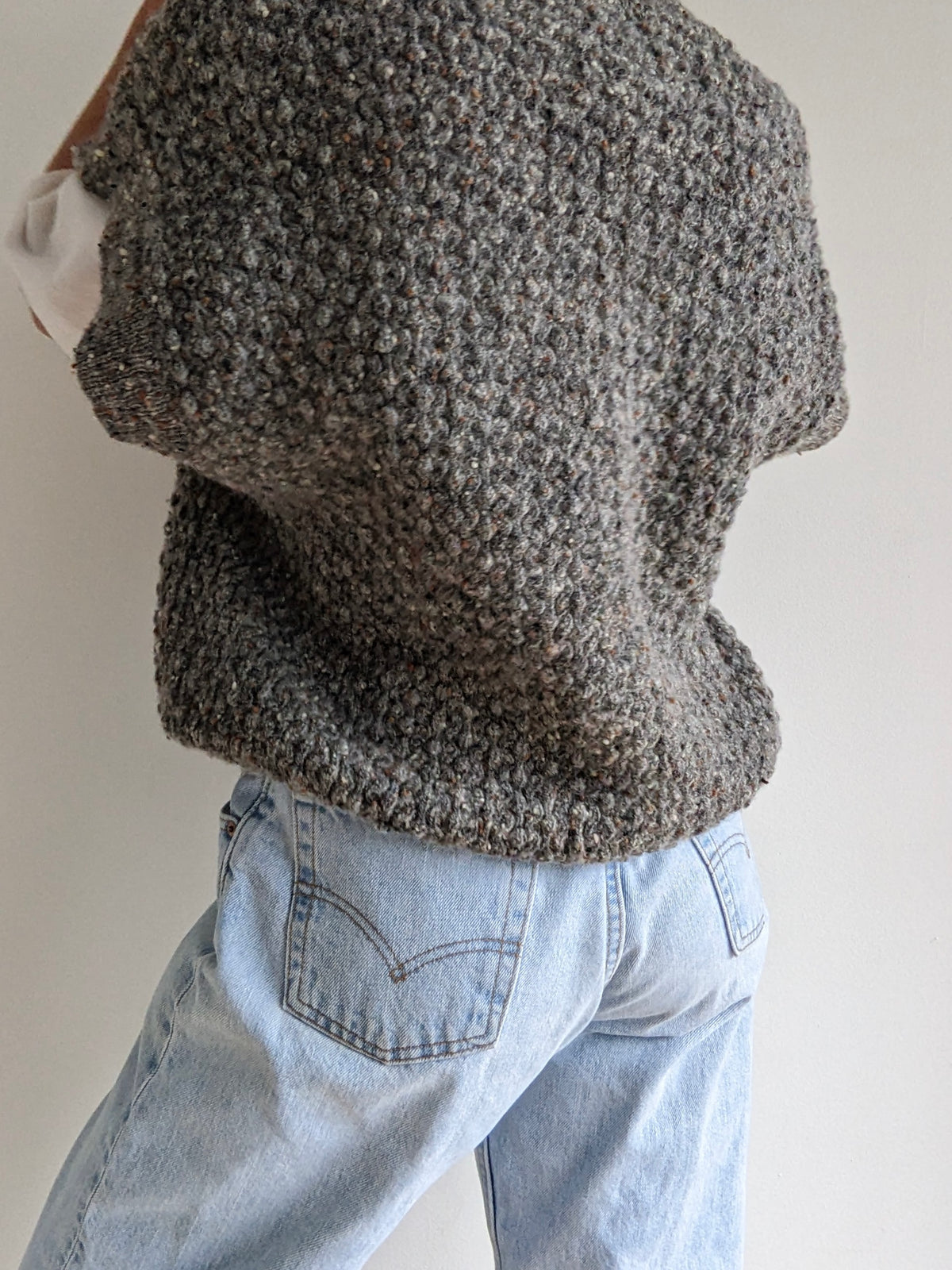 Vintage Speckled Chunky Wool Vest