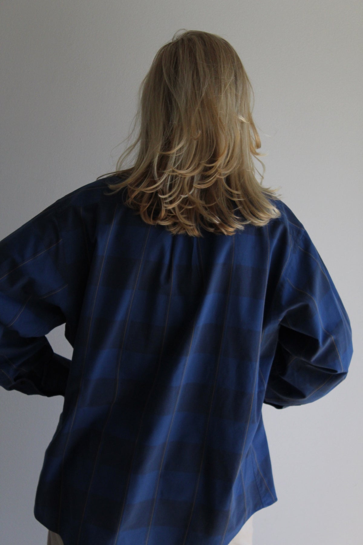 Vintage Christian Dior Ocean Plaid Shirt