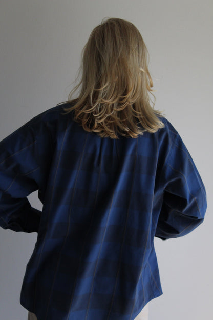 Vintage Christian Dior Ocean Plaid Shirt