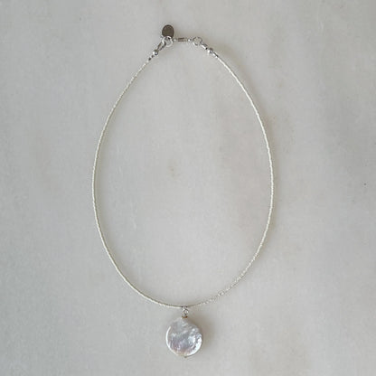 Pearl Coin Necklace