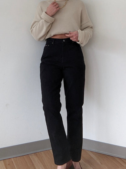 Vintage Calvin Klein Jet Black Denim