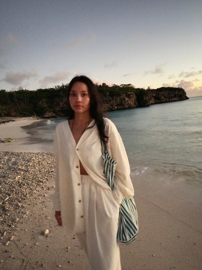 Mary Margaret Silk Herringbone Tunic