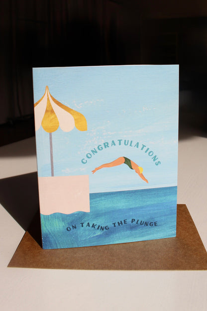 Taking the Plunge Card