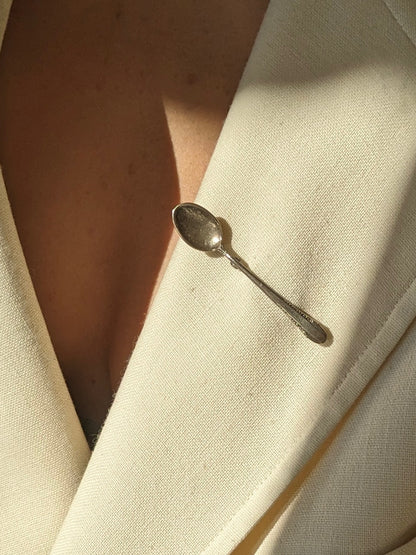 Favorite Vintage Sterling Silver Spoon Brooch