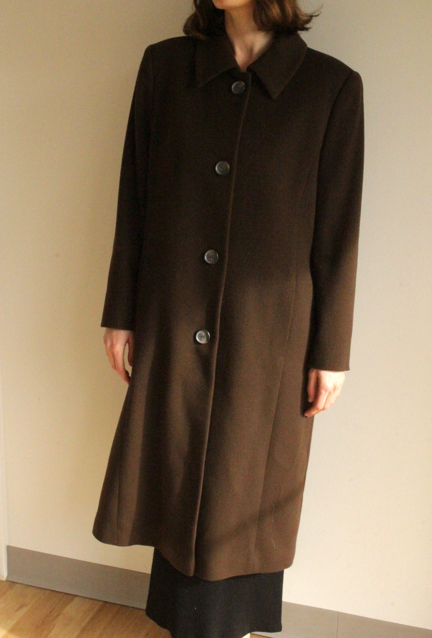Stunning Escada Cocoa Wool & Cashmere Coat
