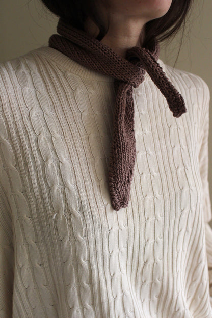 Hand Knit Cotton Bandana