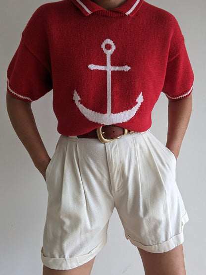 Sweetest Vintage Nautical Sweater