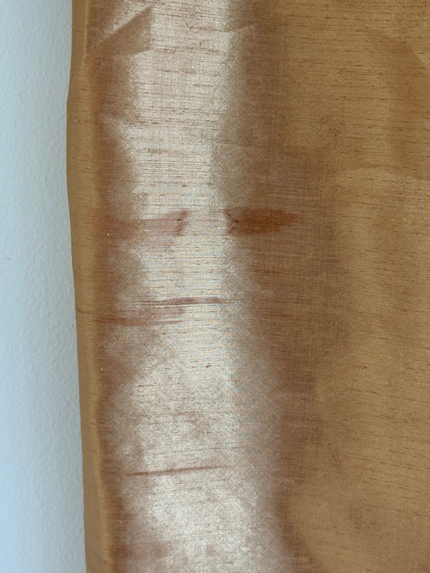 Vintage Gold Lamé Pleated Dress