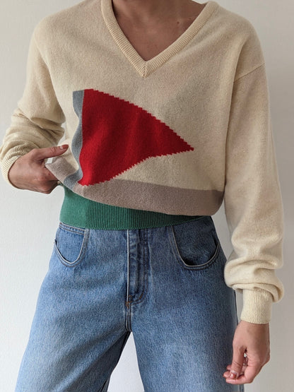 Rare Vintage Pringle Wool Golf Graphic Sweater