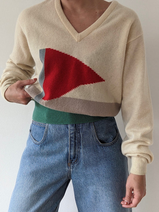 Rare Vintage Pringle Wool Golf Graphic Sweater
