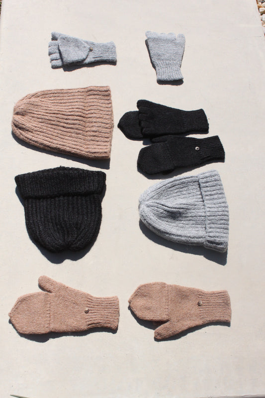 Henrietta Knitted Suri Alpaca Gloves