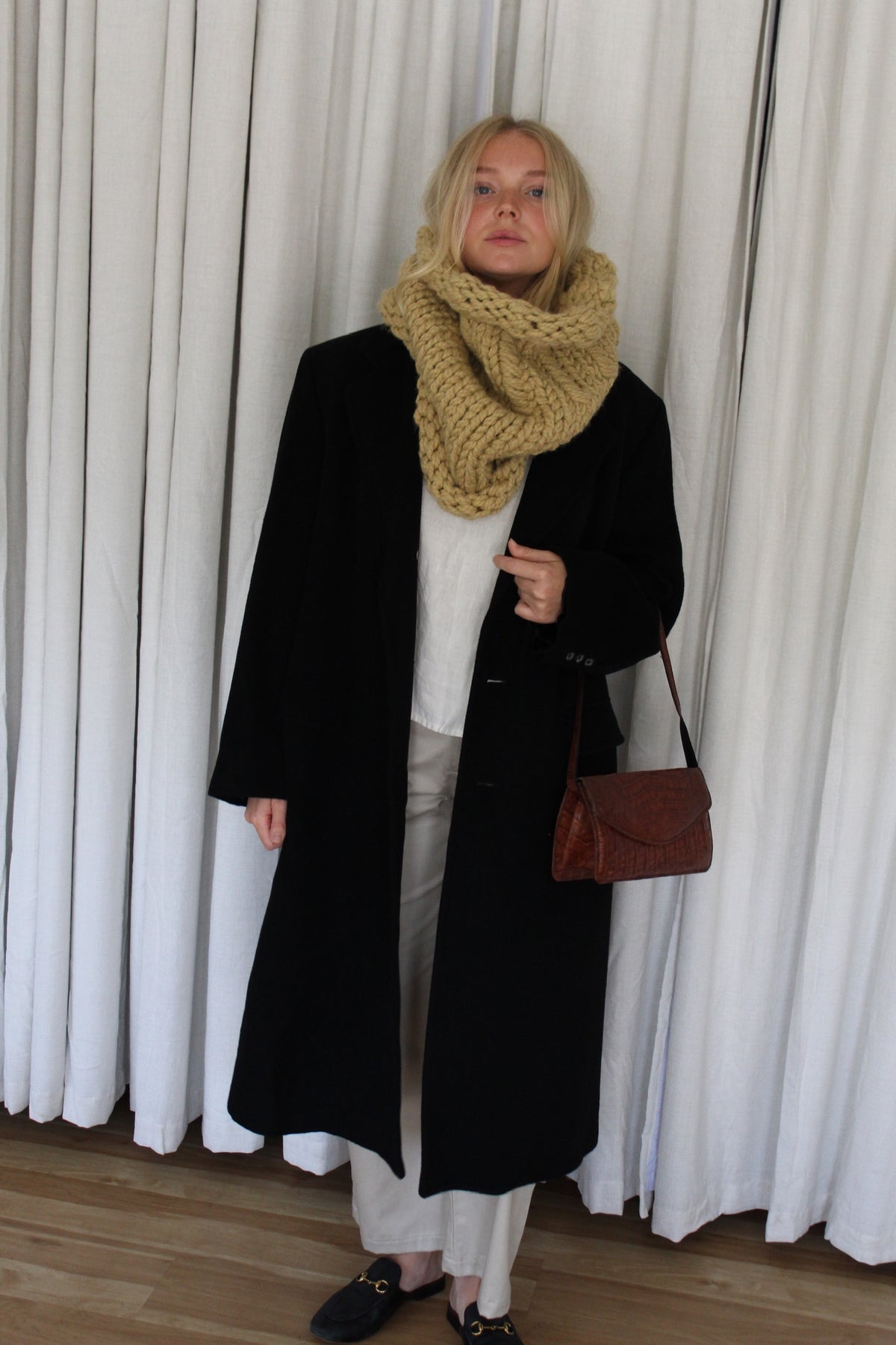 Vintage Caviar Cashmere & Wool Coat