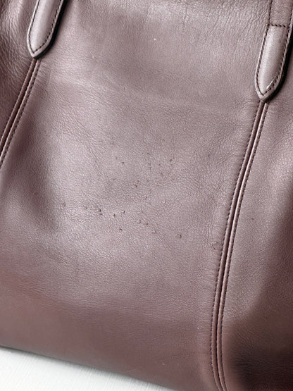 Amazing 90s Coach Chocolate Leather City Tote