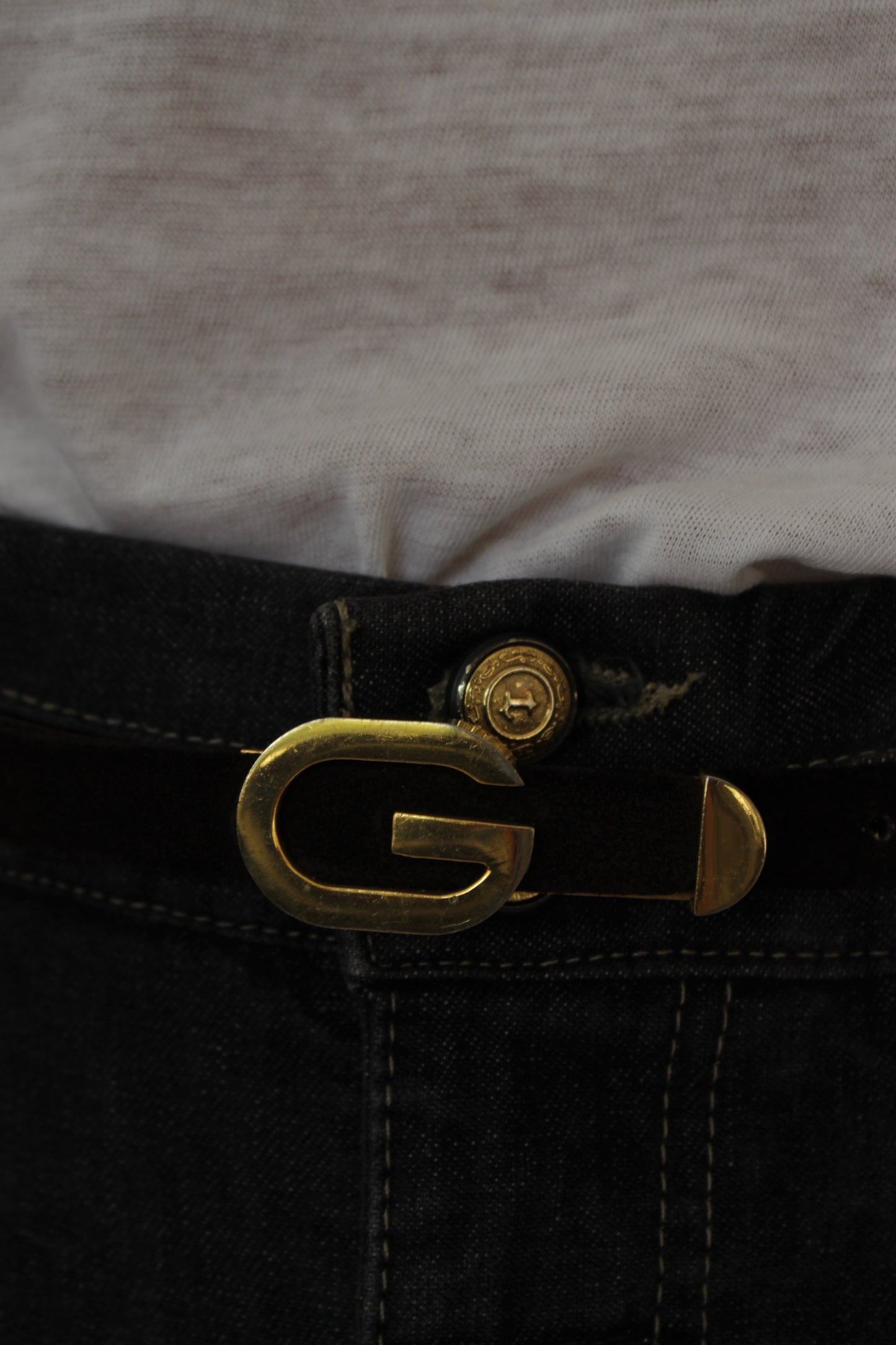 Vintage Givenchy Cocoa Suede Belt