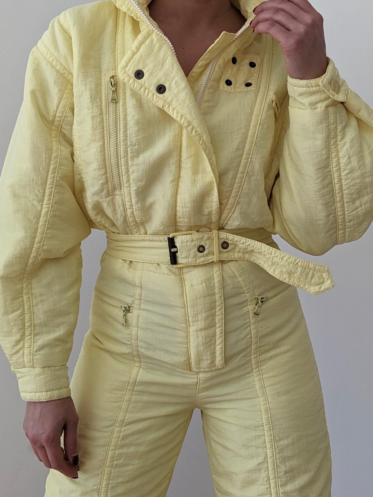 Amazing Vintage Ellesse Lemon Ski Suit