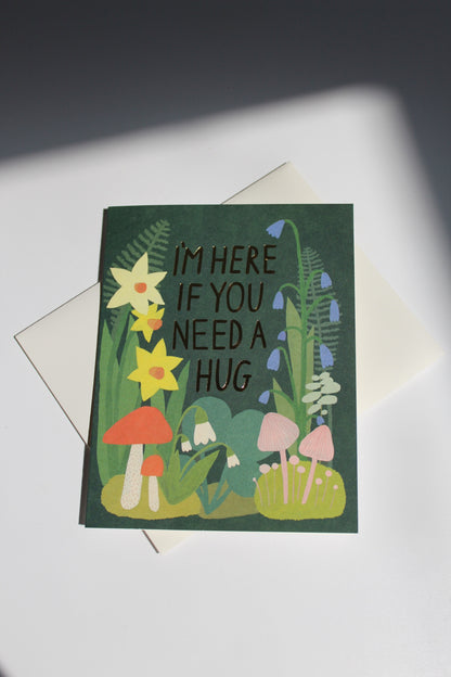 Garden Hugs Sympathy Card