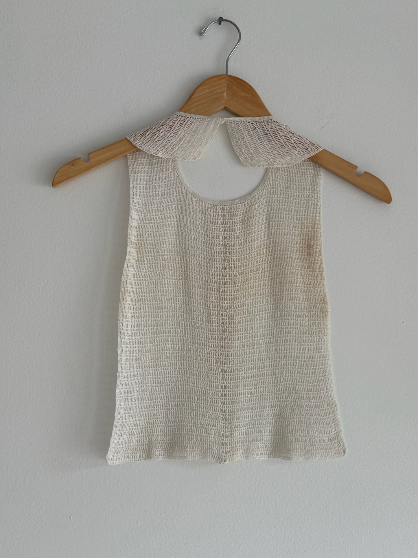 Antique Hand-Crocheted Bib Collar