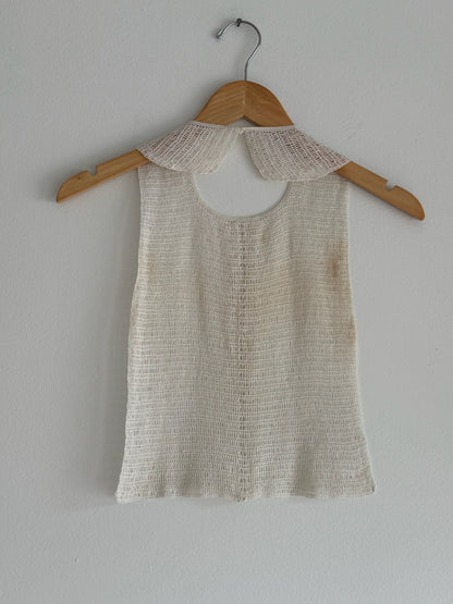 Antique Hand-Crocheted Bib Collar