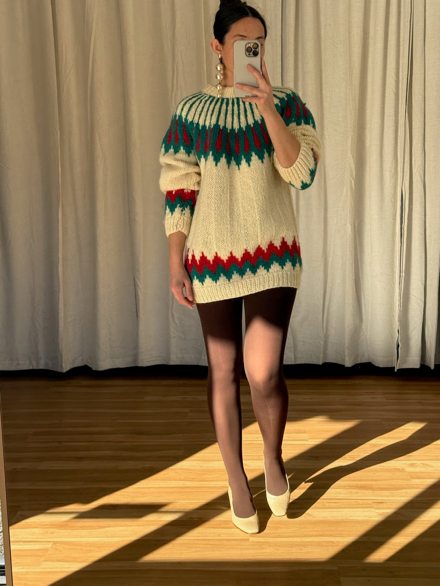 Incredible Vintage Fair Isle Wool Sweater