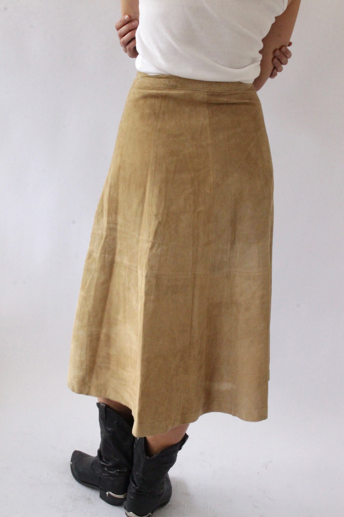 Vintage Calvin Klein Sport Suede Skirt